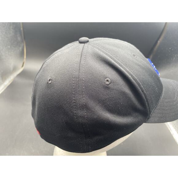 Under Armour Men's L/XL Freedom Blitzing Black Classic Fitted USA Cap Hat - Picture 5 of 9